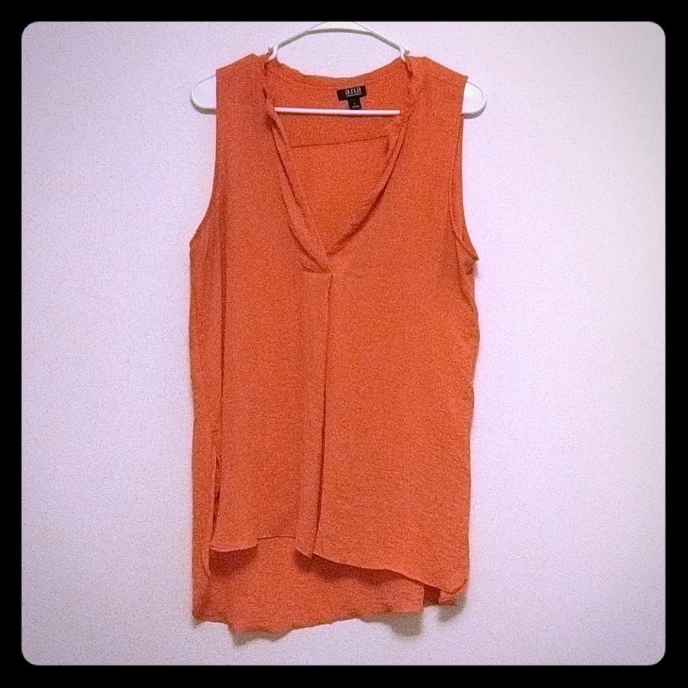 Flowy orange top